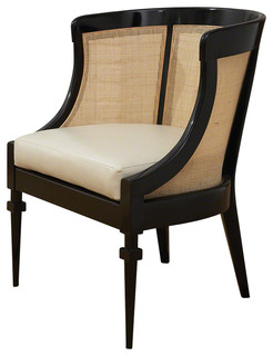 Global Views Cane Chair - Transitional - Armchairs And Accent Chairs