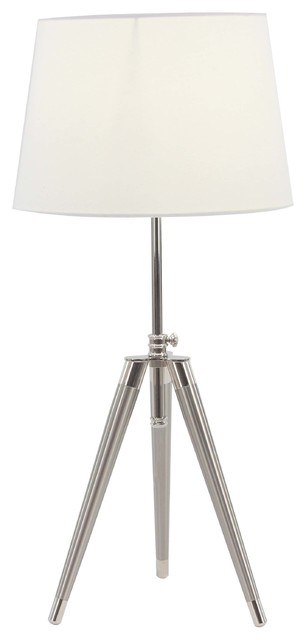 silver tripod table lamp