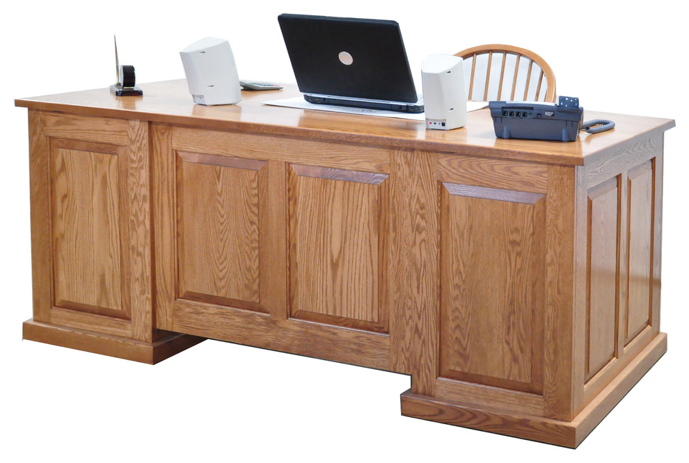 executive oak desk