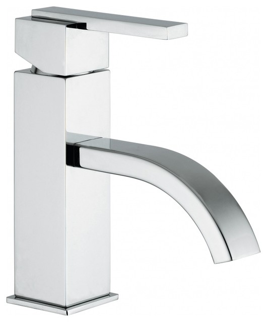 Modern Single Hole One Handle Bathroom Vanity Sink Faucet Polished Chrome Contemporary Bathroom Sink Faucets By Unique Online Furniture Houzz