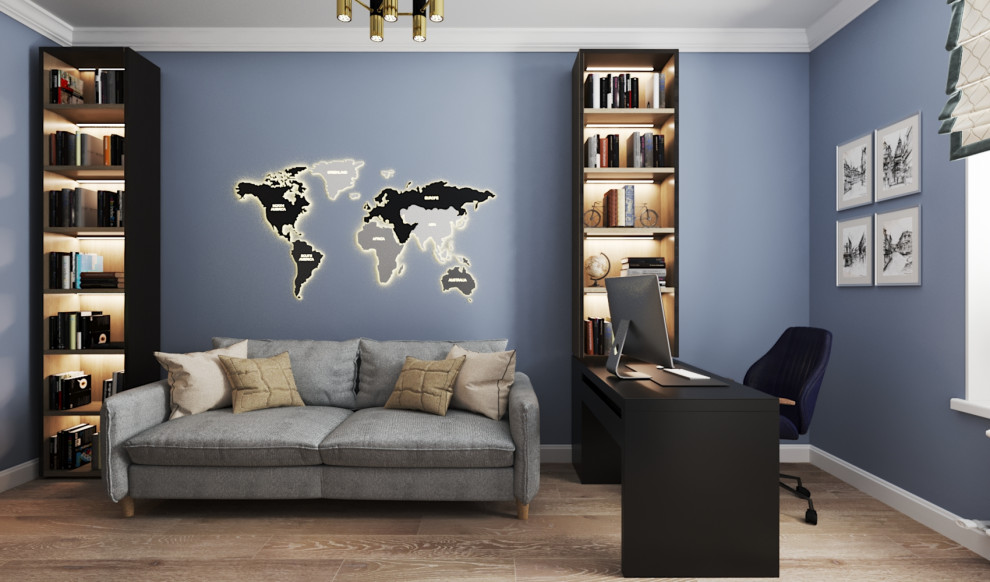 Кабинет в синем