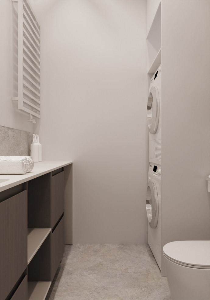 Квартира 70 м кв в неоклассическом стиле