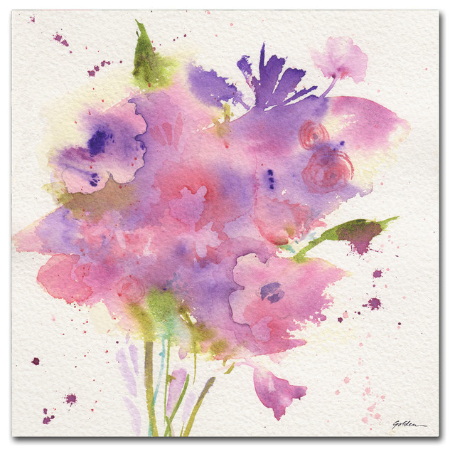 Sheila Golden 'A Bouquet For You' Canvas Art, 24x24