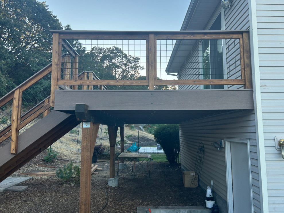 Deck and front entry