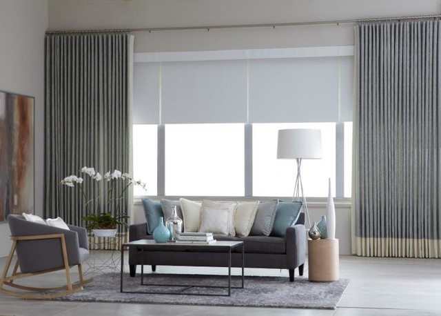 Drapes traditional-living-room