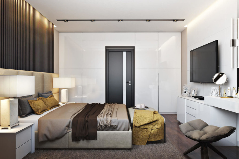 Современный дизайн просторной квартиры