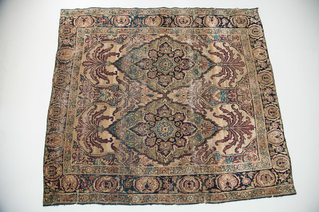 Antique Kerman Rug from Old New House