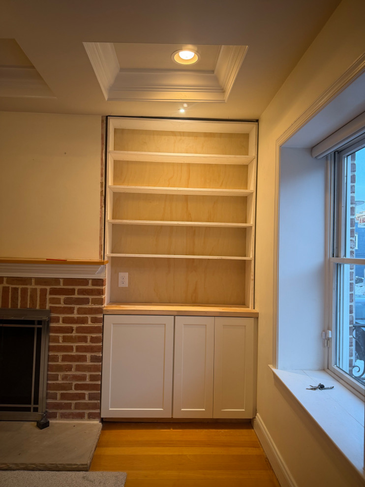 Living Room Custom Bookshelf