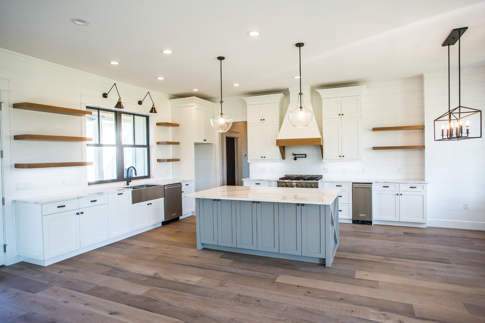 The Oaks Model New Construction Farmhouse Kitchen Jacksonville