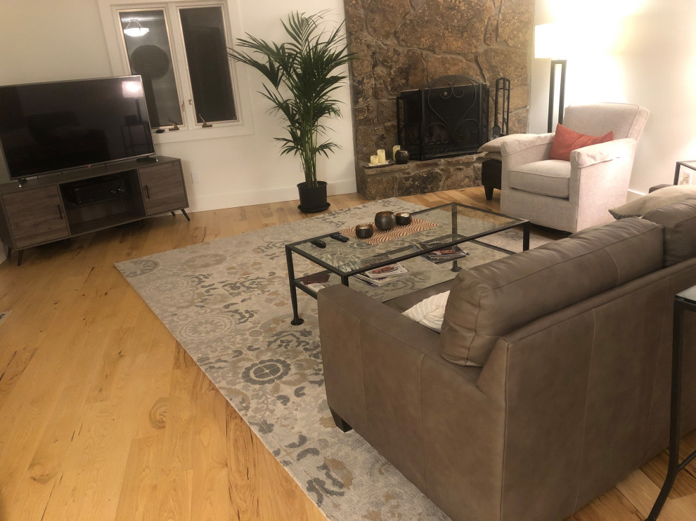 Caddy corner or straight Area rug