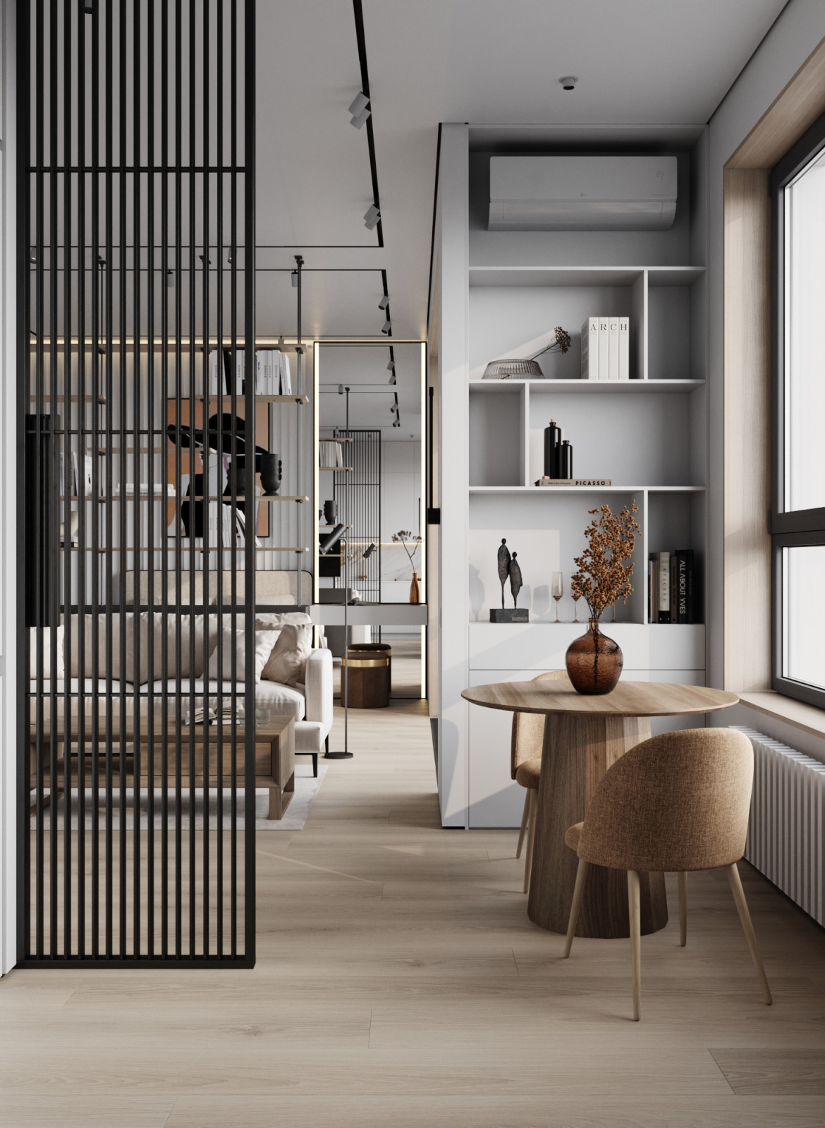 Дизайн интерьера квартиры в современном стиле в ЖК Сити Парк 2