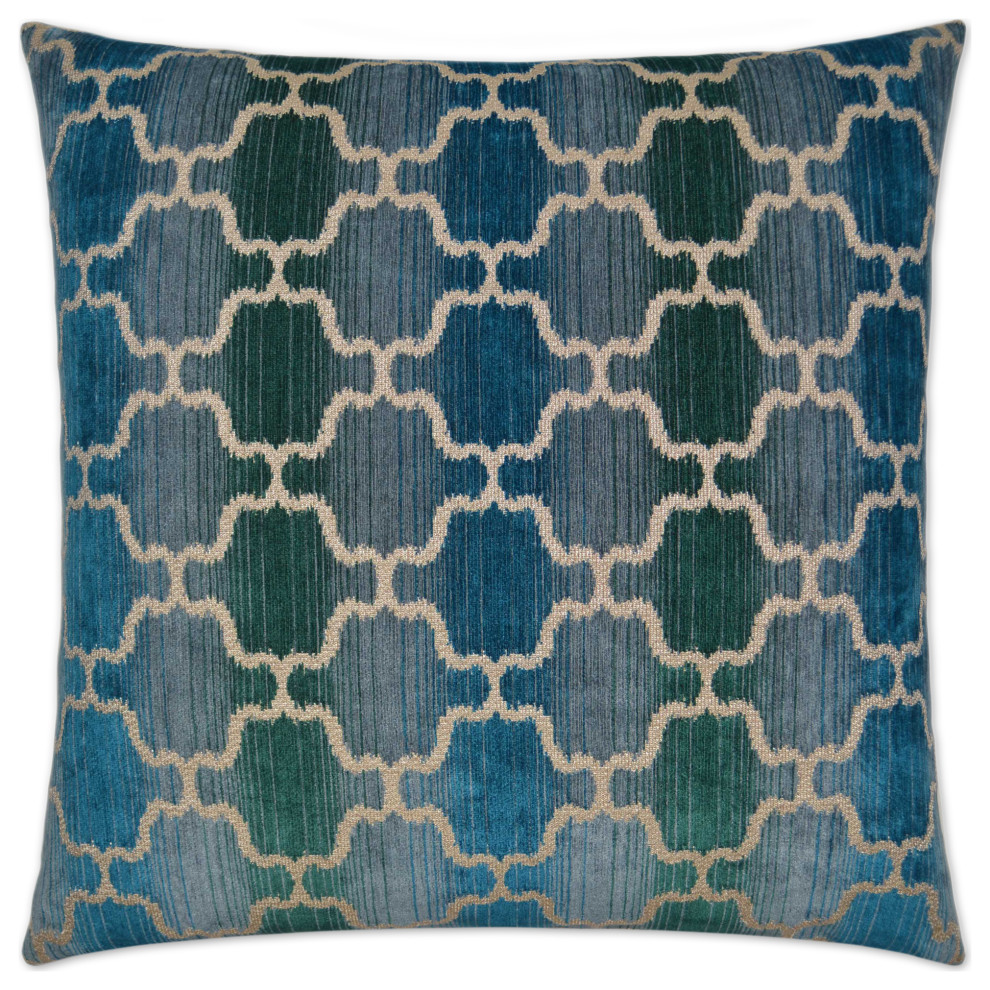 Canaan Company Vendura Accent Pillow Blue Finish 2707B Contemporary