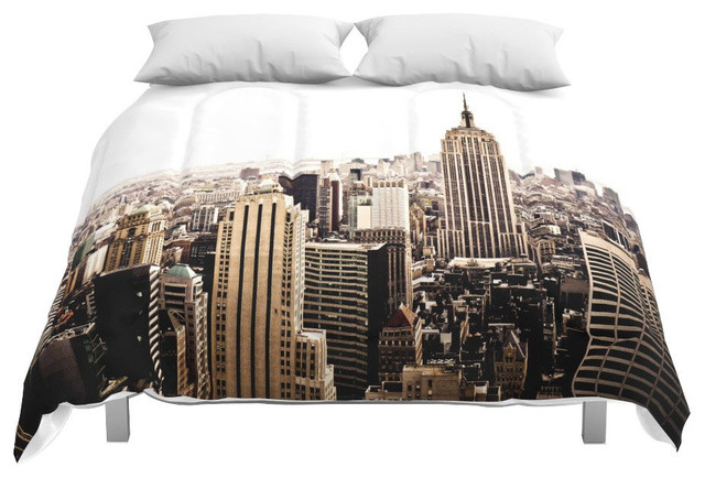 Society6 New York City Skyline Comforter Contemporary