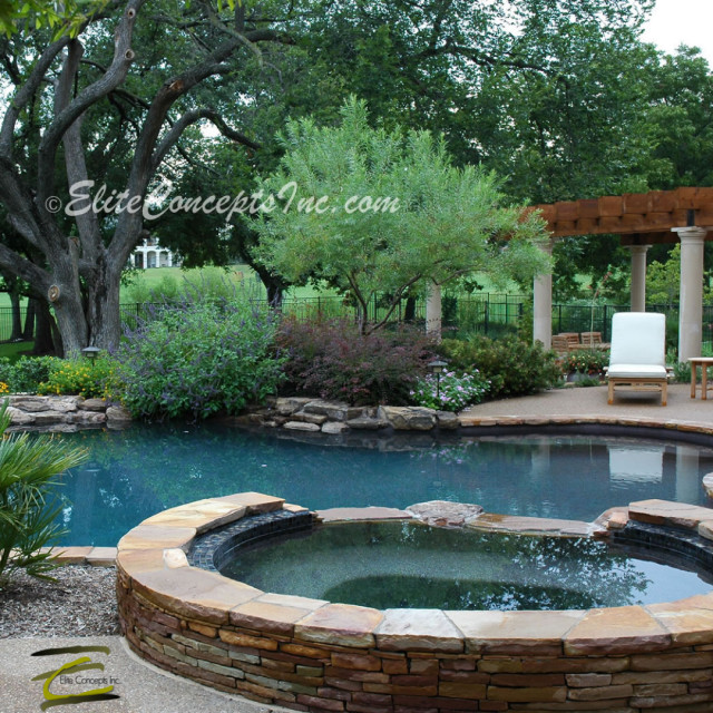 A visual masterpiece with detail to design elements. Swimming Pool & Hot Tub Dallas by