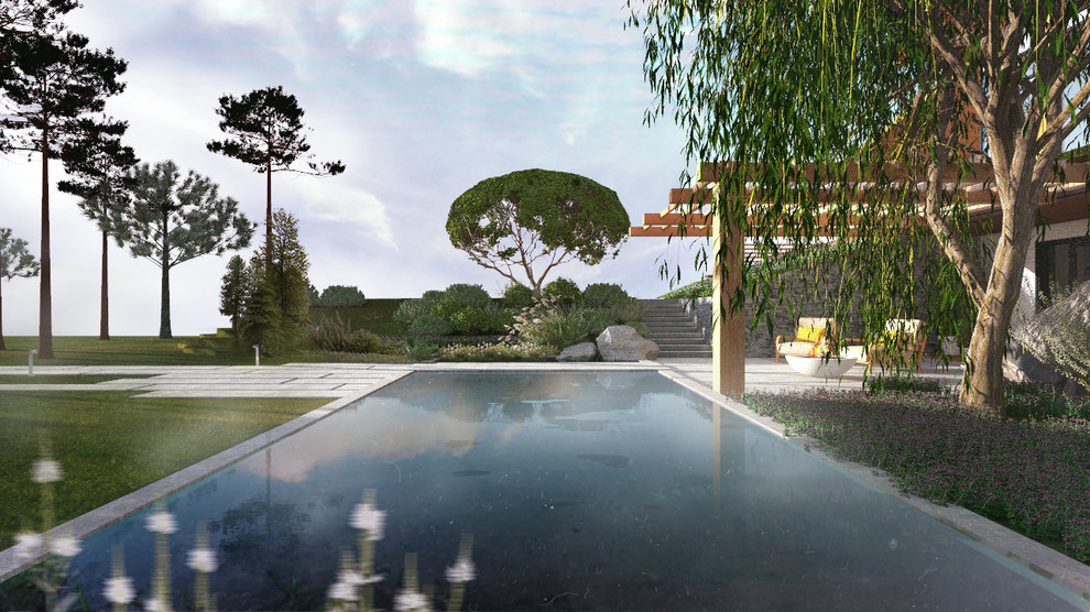 Участок с рельефом