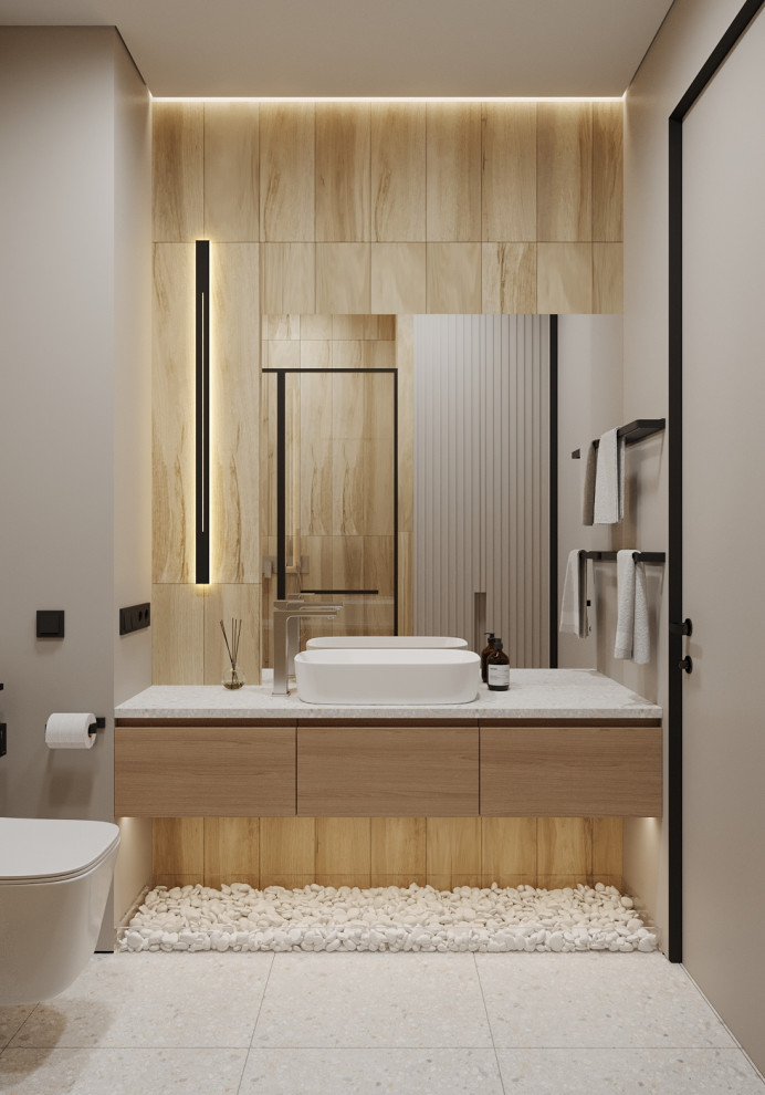 Двухкомнатная квартира в природных оттенках