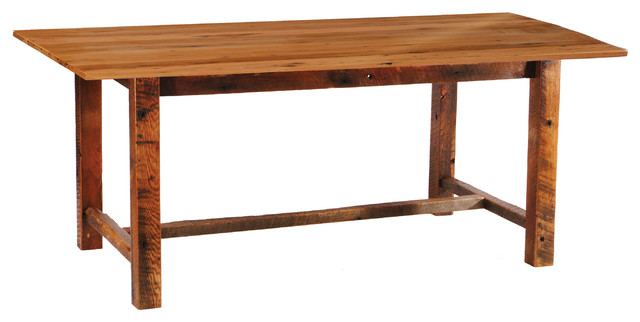 Reclaimed Wood Farm Table Standard Finish 84"L x 42"W x 30"H