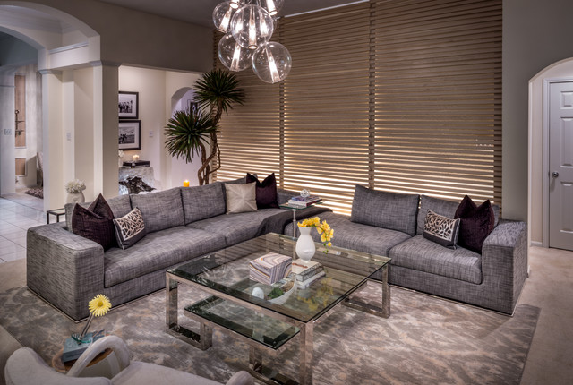 Classic Modern contemporaneo-sala-de-estar