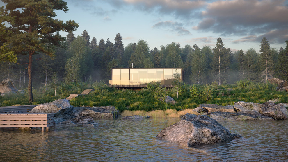 Визуализация дома в Карелии для архитектора Майи Баклан