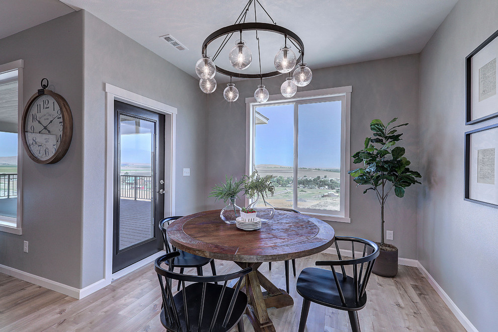 Dining room - transitional dining room idea in Seattle