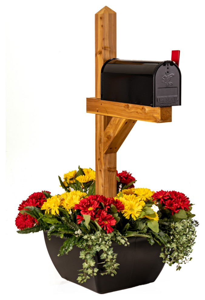 SnapPot Mailbox Planter Box Extra Large Resin Planter Wraps around