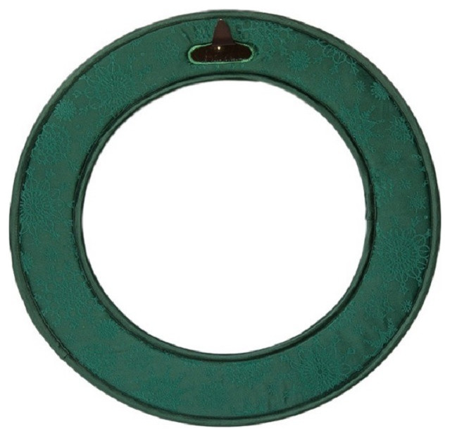 30" Oversized Green Snowflake Christmas Wreath Deluxe Door Saver with