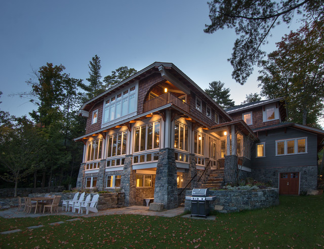 Great Camp montagne-facade