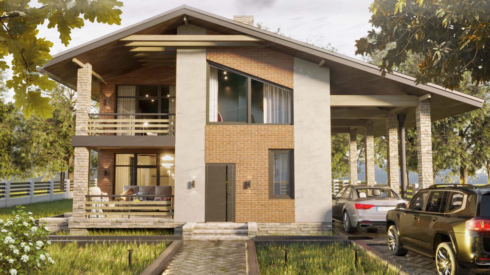 Brick effective house by ACG Group