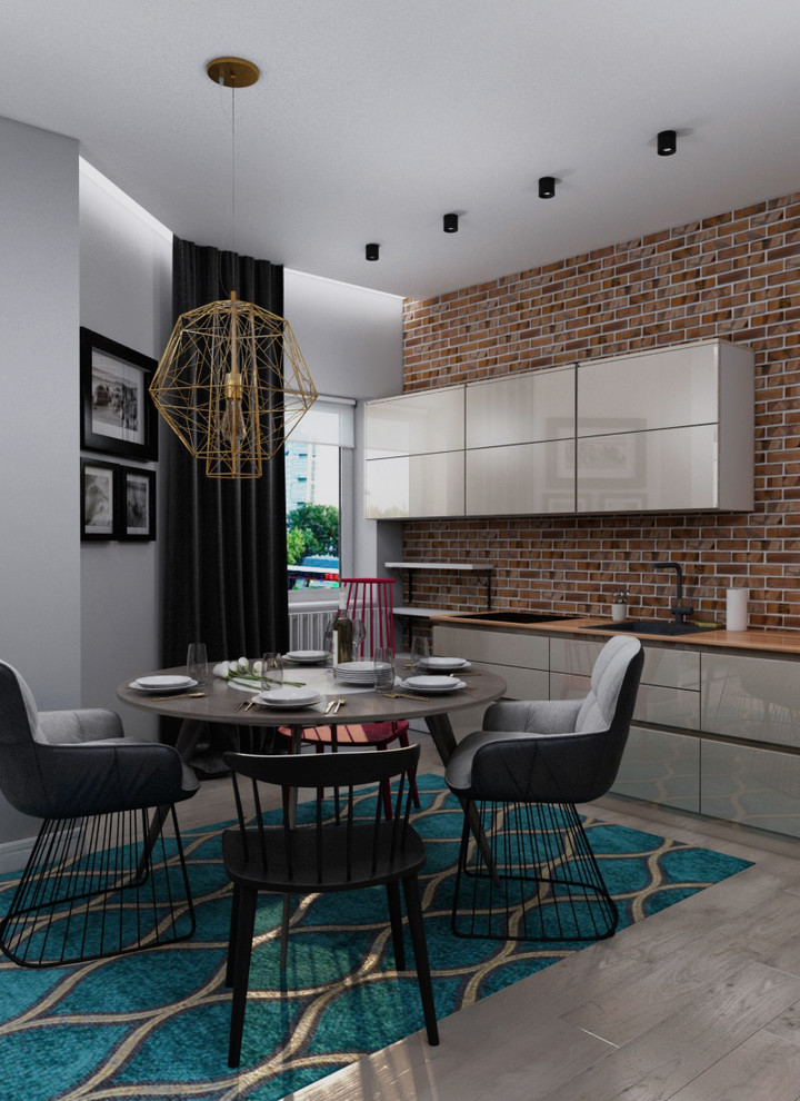 Проект студии по адресу Мусина 9кв 38