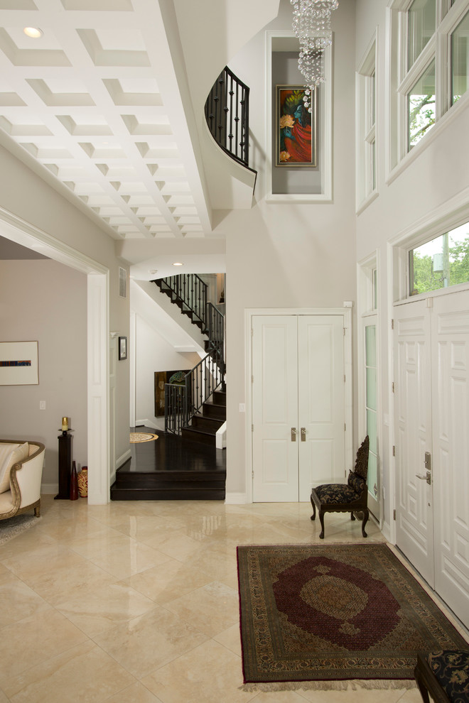 Inspiration for a transitional entryway remodel in DC Metro