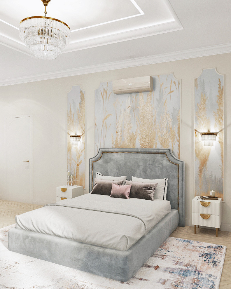 Двухэтажный дом в современной классике