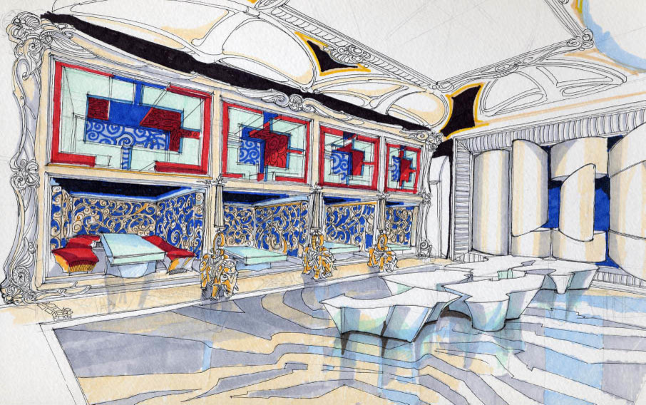 Эскизы - дизайн интерьера