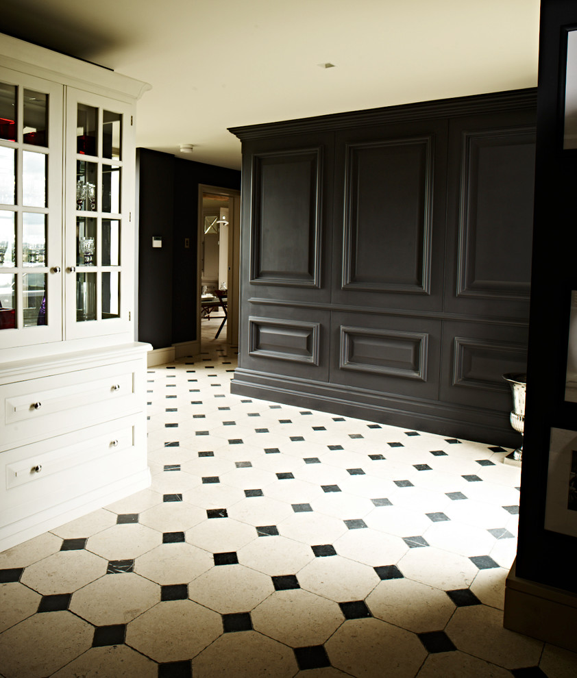 Photo of a mid-sized transitional hallway in Other.