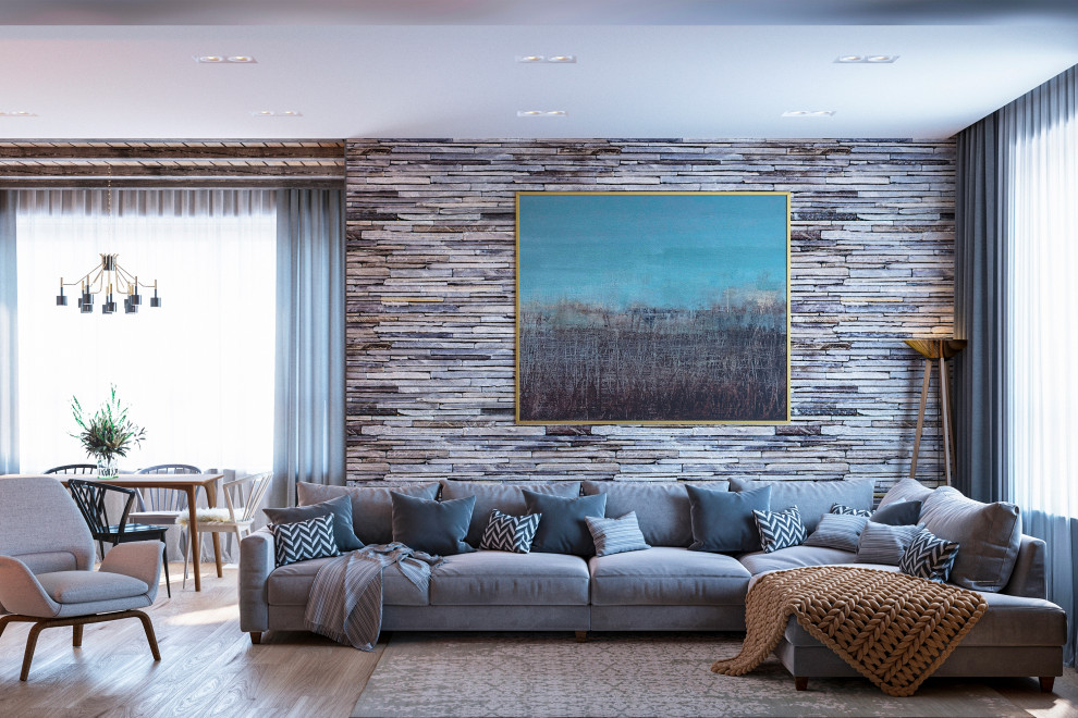 Дизайн интерьера  3-х комнатной квартиры 113 кв.м. - ЖК «LIFE-Ботанический сад»