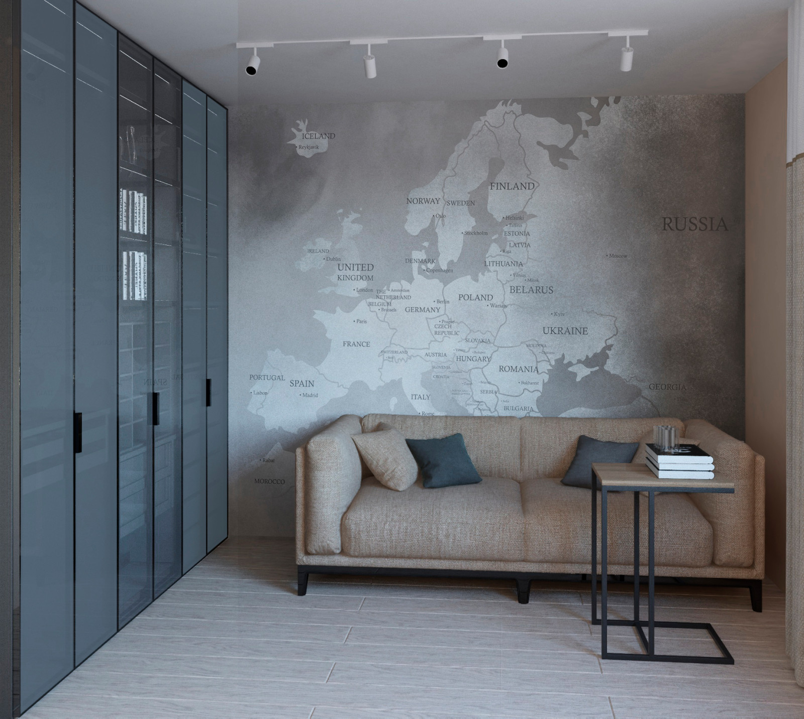 Загородный дом в светлых тонах