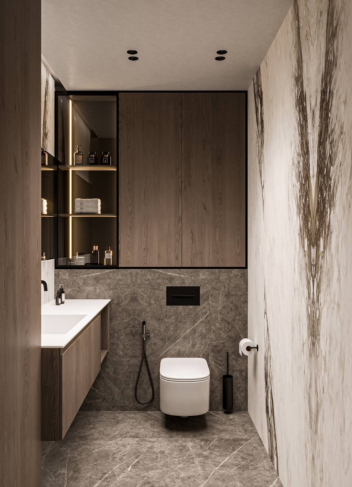 Дизайн-проект загородного дома в Рощино 68м²