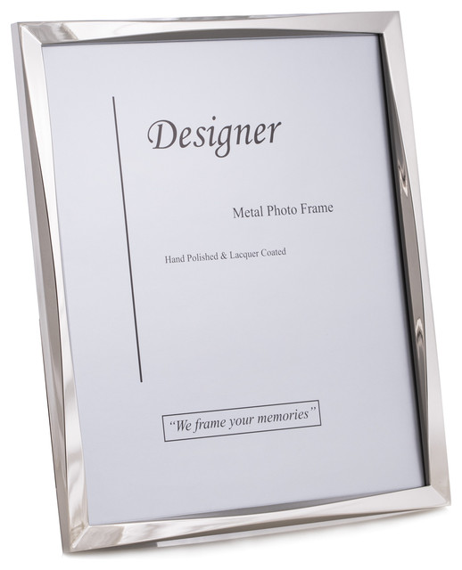 Silver Tone Picture Frame Transitional Picture Frames by BeyBerk