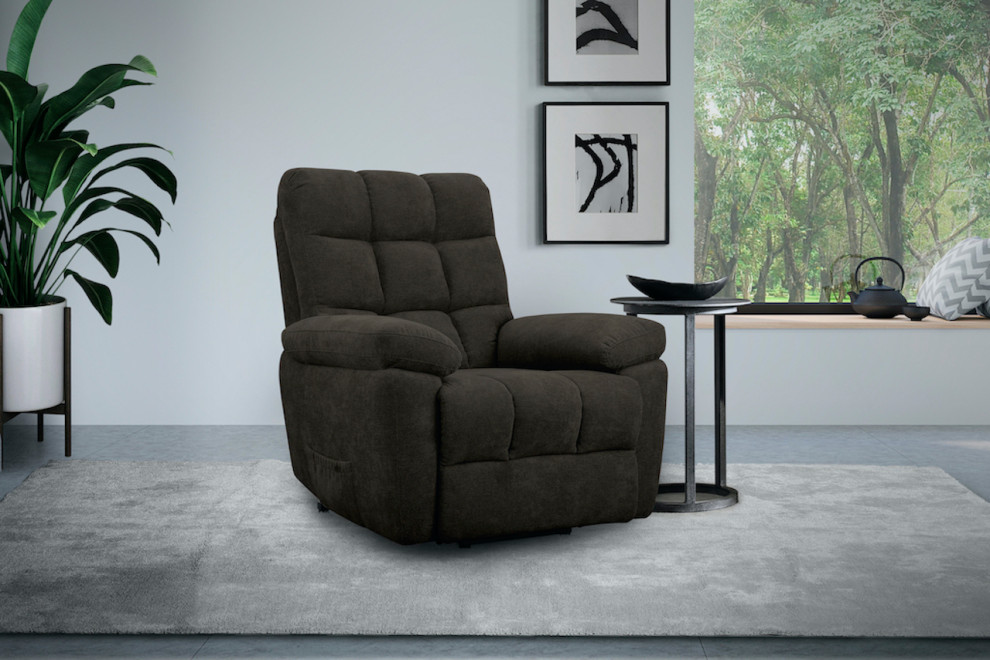 Carmel Lift Chair Recliner in Taupe by Sealy Sofa Convertibles