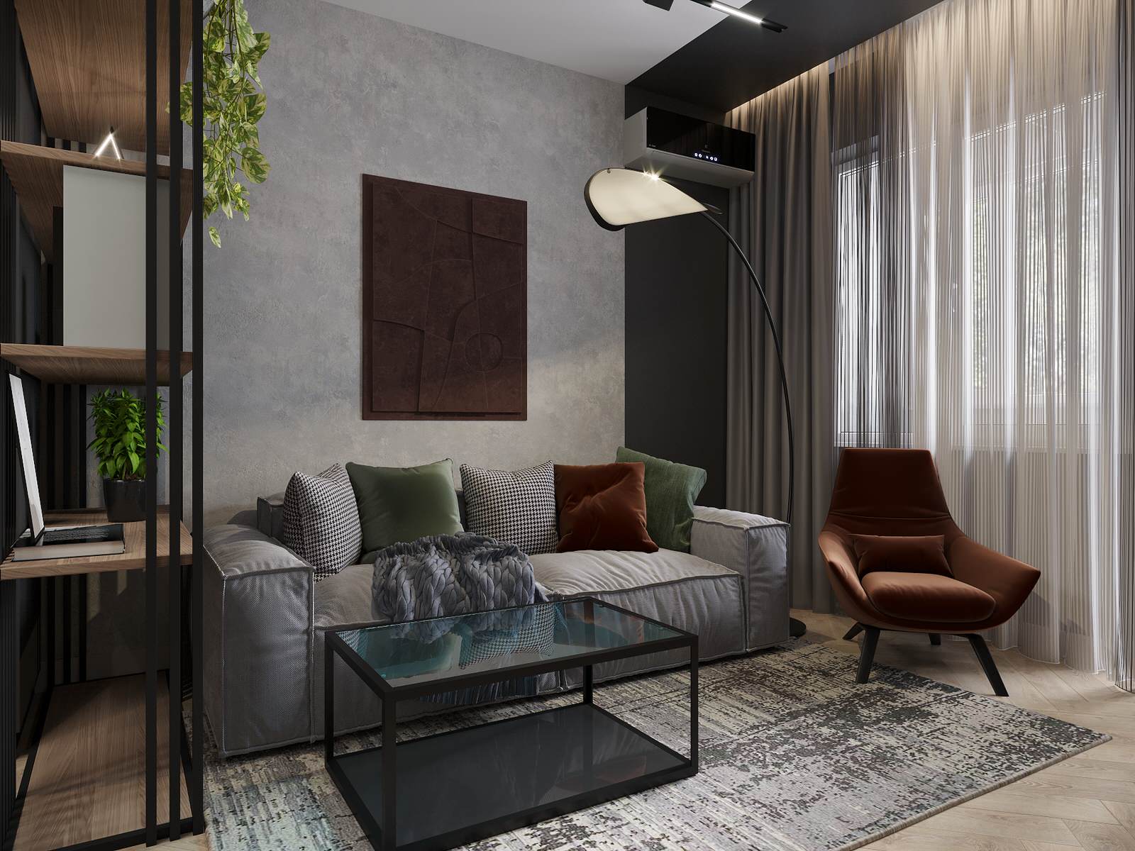 Дизайн-проект квартиры 42,5 м² в ЖК "OK!LAND" | Тюмень