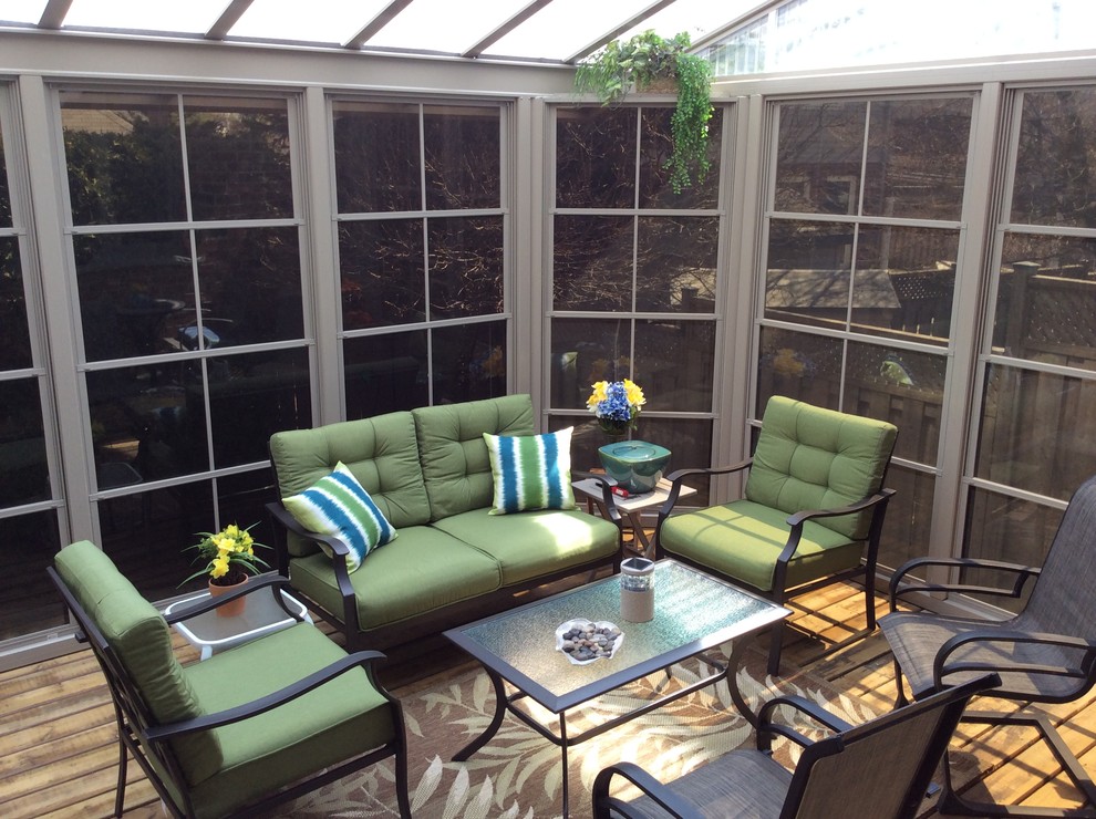 Natural Light Patio Cover Traditional Sunroom Toronto by Dave