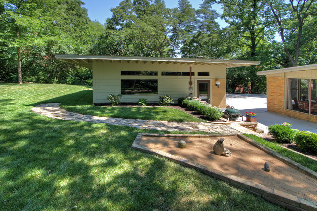 Modern Detached Garage Midcentury Garage St Louis By Mosby