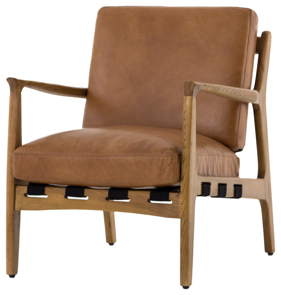 Bishop Silas Occasional Chair, Patina Copper