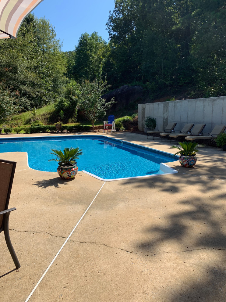 To paint retaining wall or not