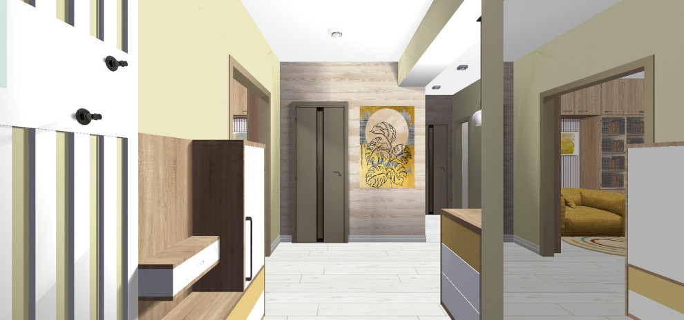 Приглушенная мята, оливки и солнце