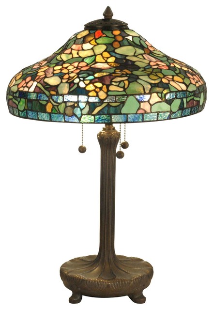 Peony Tiffany Replica Table Lamp