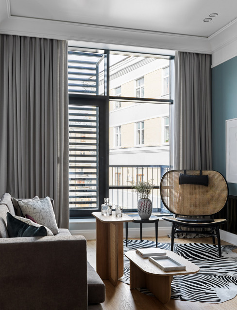 Functional apartment trendy-dagligstue