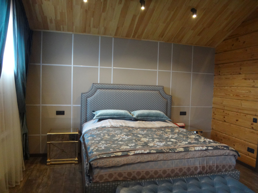 Частный дом из клееного бруса 500 кв.м.  д.Мостовское.