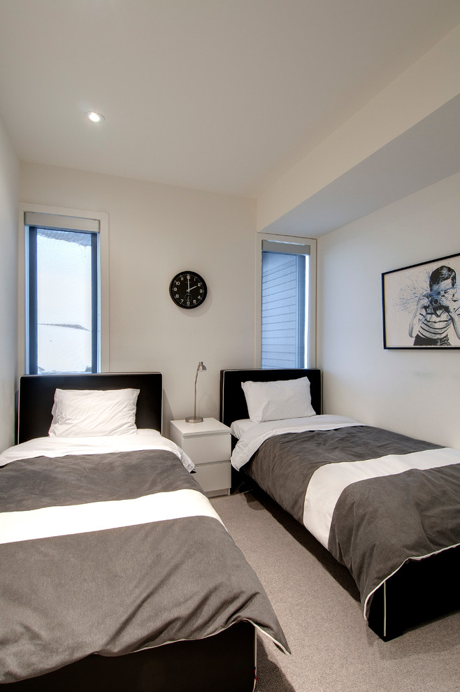 Modern bedroom in Toronto.