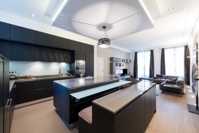 Am&eacute;nagement total d'un duplex parisien modern-kueche