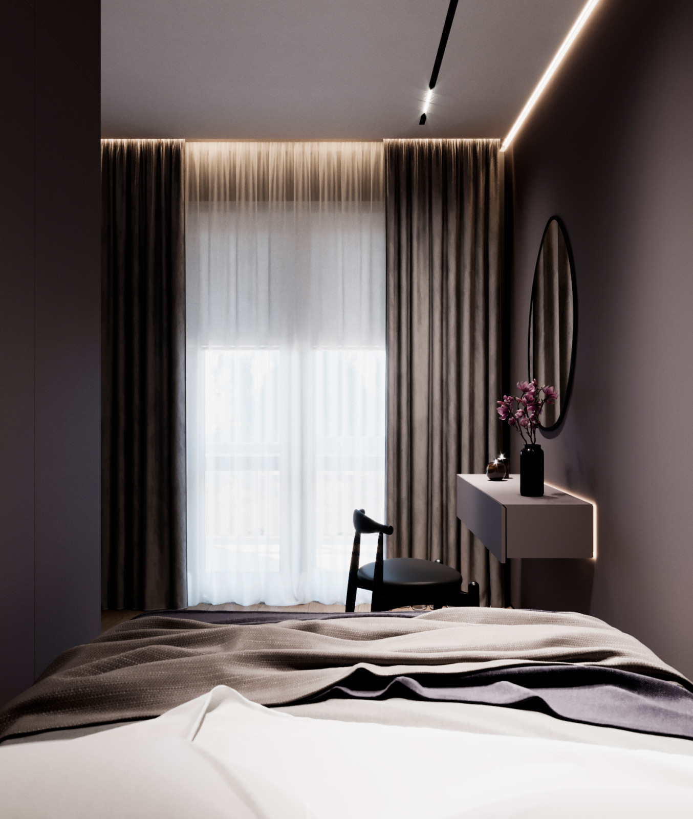 Черно-белая квартира